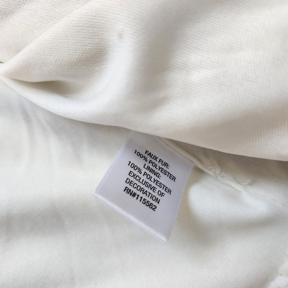 Disney Mickey Mouse 90 Years Faux Fur Jacket Cardigan Clasp Closure Medium - Picture 7 of 10